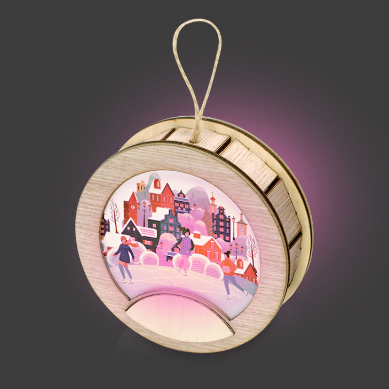 Подвеска с подсветкой, круг