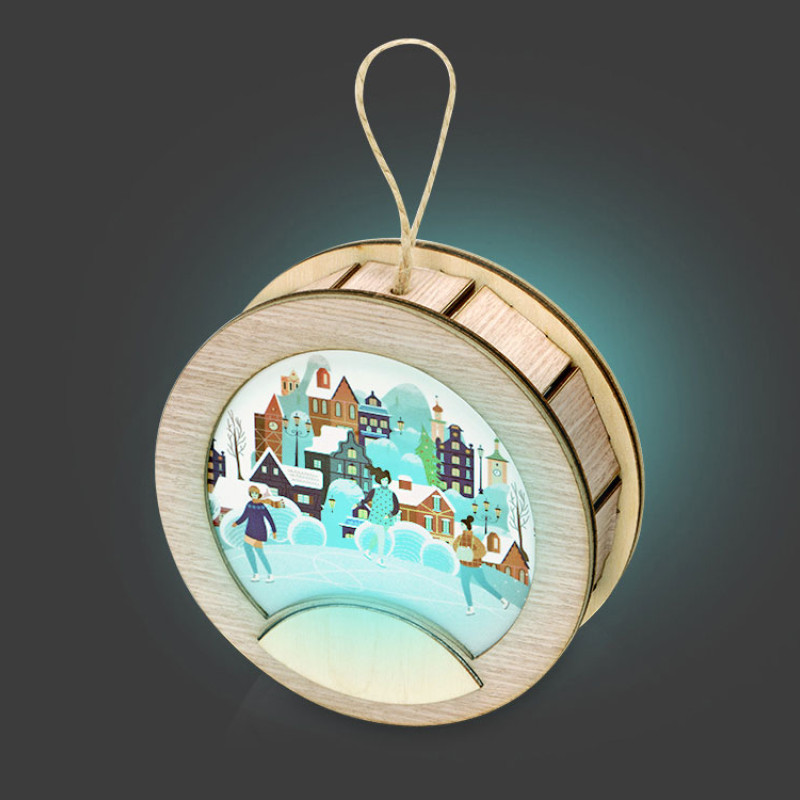 Подвеска с подсветкой, круг