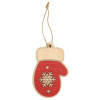 Подвеска деревянная «Новогодняя варежка»