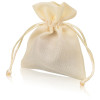 Мешочек подарочный, искусственный лен, малый, белый