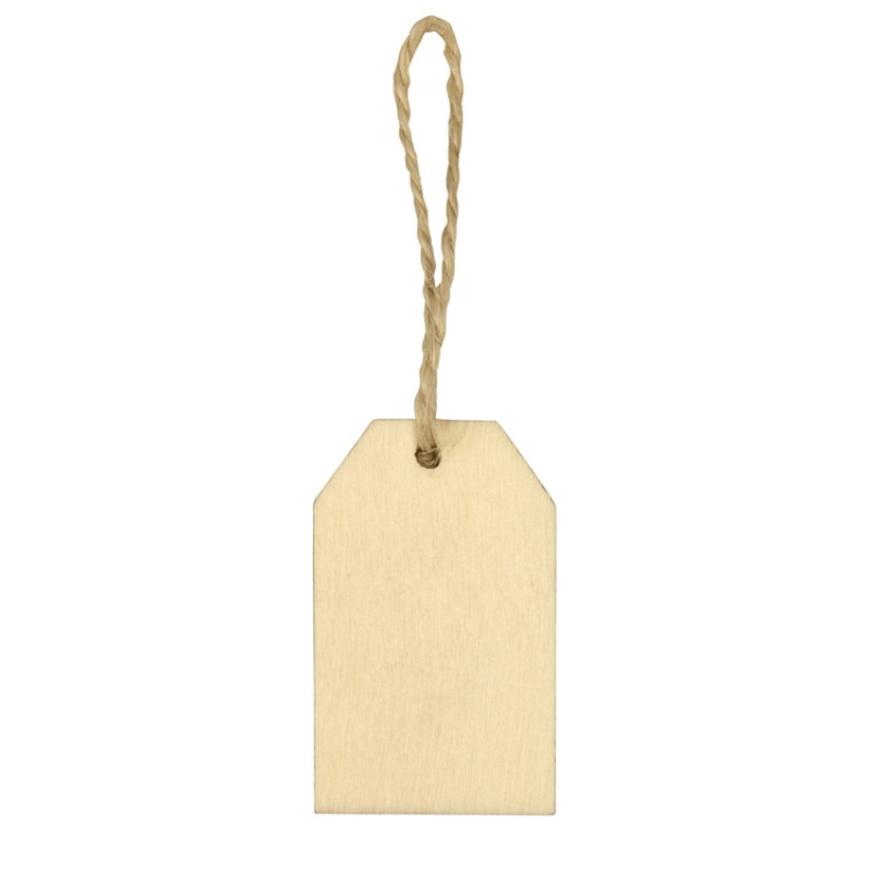 Набор деревянных ярлыков 5*3 см, 6шт