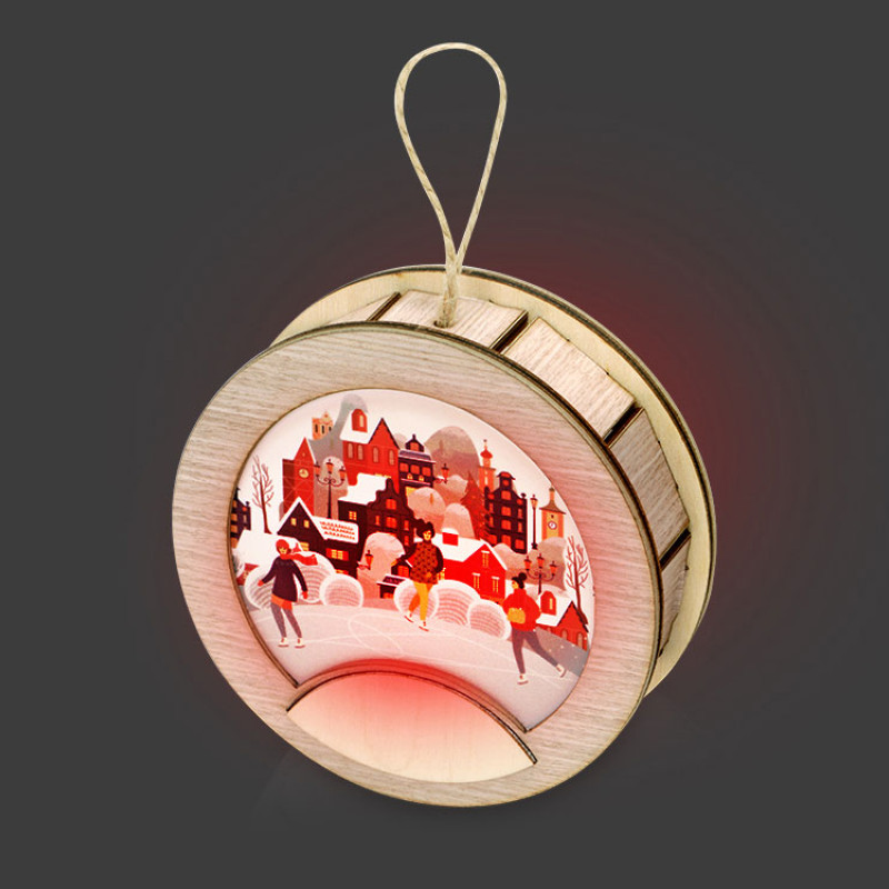 Подвеска с подсветкой, круг