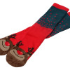Набор носков с рождественской символикой в мешке женские, 2 пары, красный