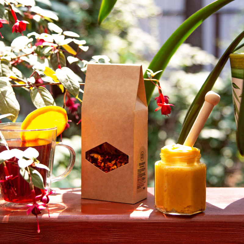 Чай "Глинтвейн" фруктовый, 90 г Чай "Глинтвейн" фруктовый, 90 г