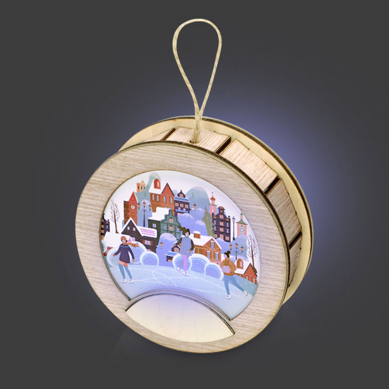 Подвеска с подсветкой, круг