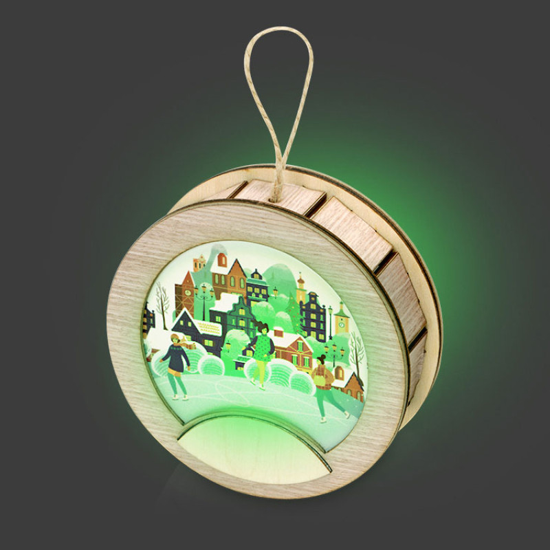 Подвеска с подсветкой, круг