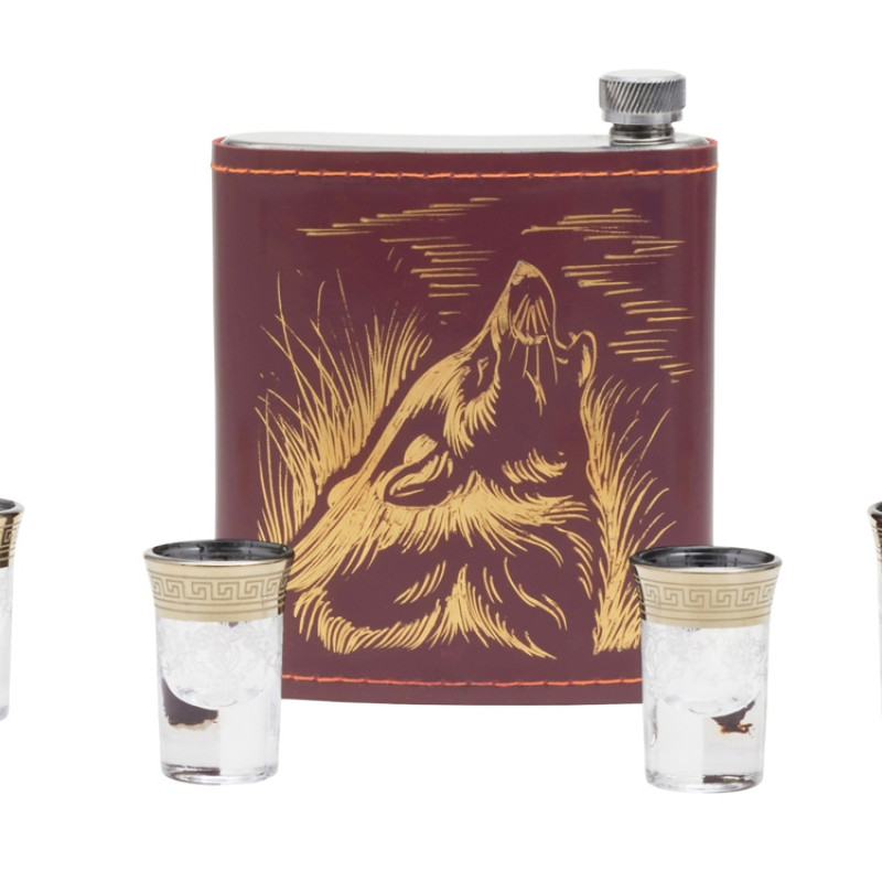 Набор «Подарочный», бордовый/золотистый