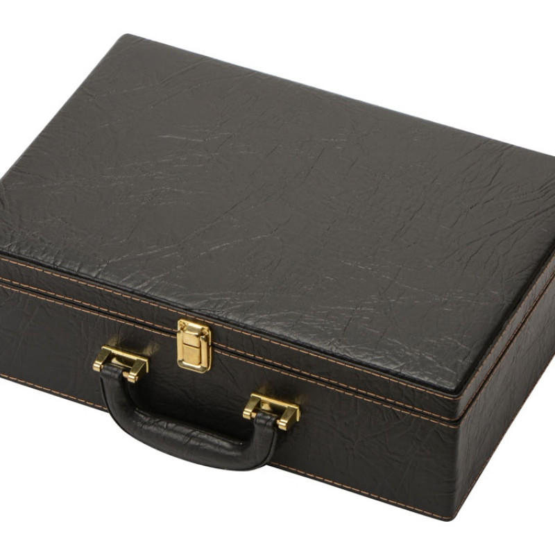 Набор «Подарочный» с многофункциональным ножом, темно-коричневый/бордовый