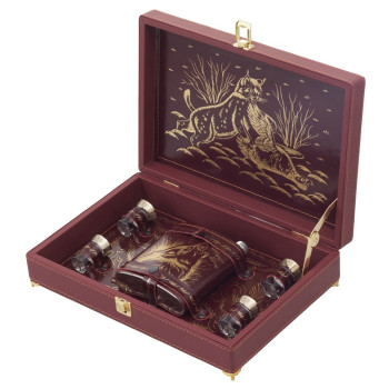 Набор «Подарочный», бордовый/золотистый