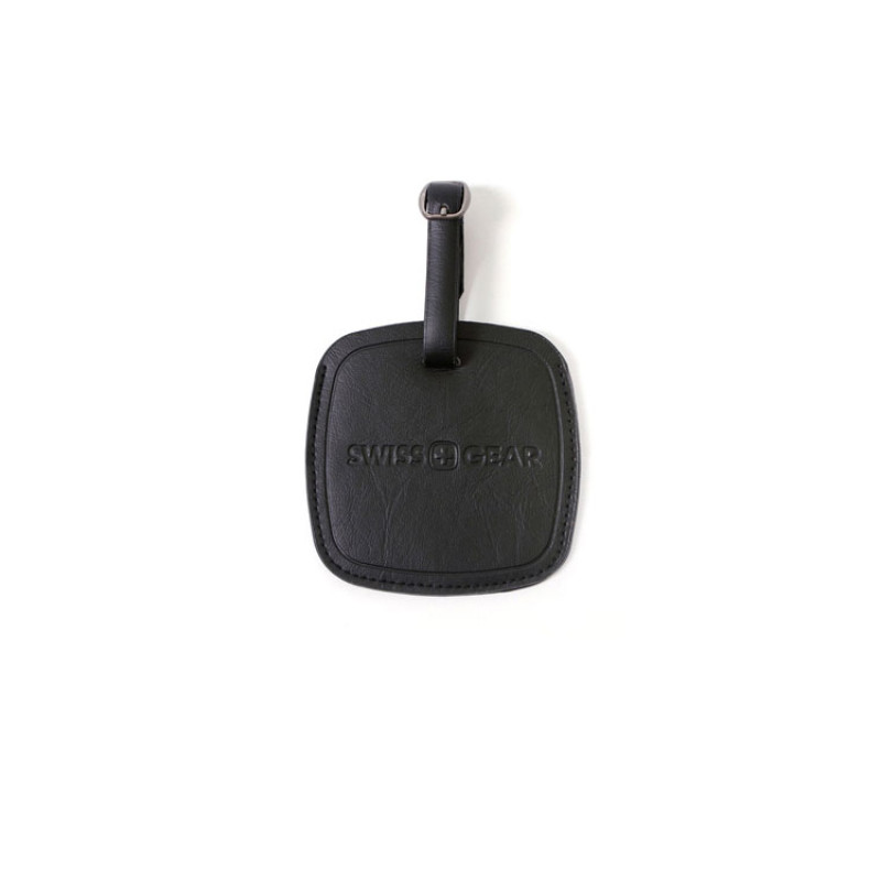 Бирка для багажа SWISSGEAR, ПВХ, 10,5 x 0,4 x 10,5 см, черный