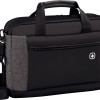 Портфель для ноутбука 16'' WENGER Underground, черный/серый, полиэстер, 43 x 9 x 31 см, 9 л