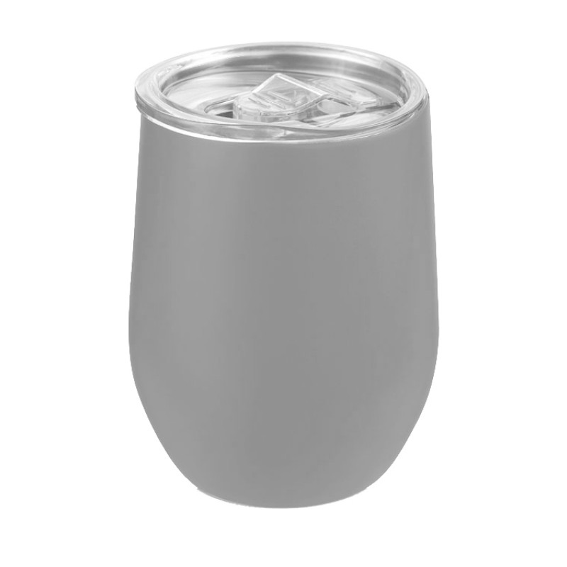 Подарочный набор c блокнотом C2, ручкой и термокружкой, серый