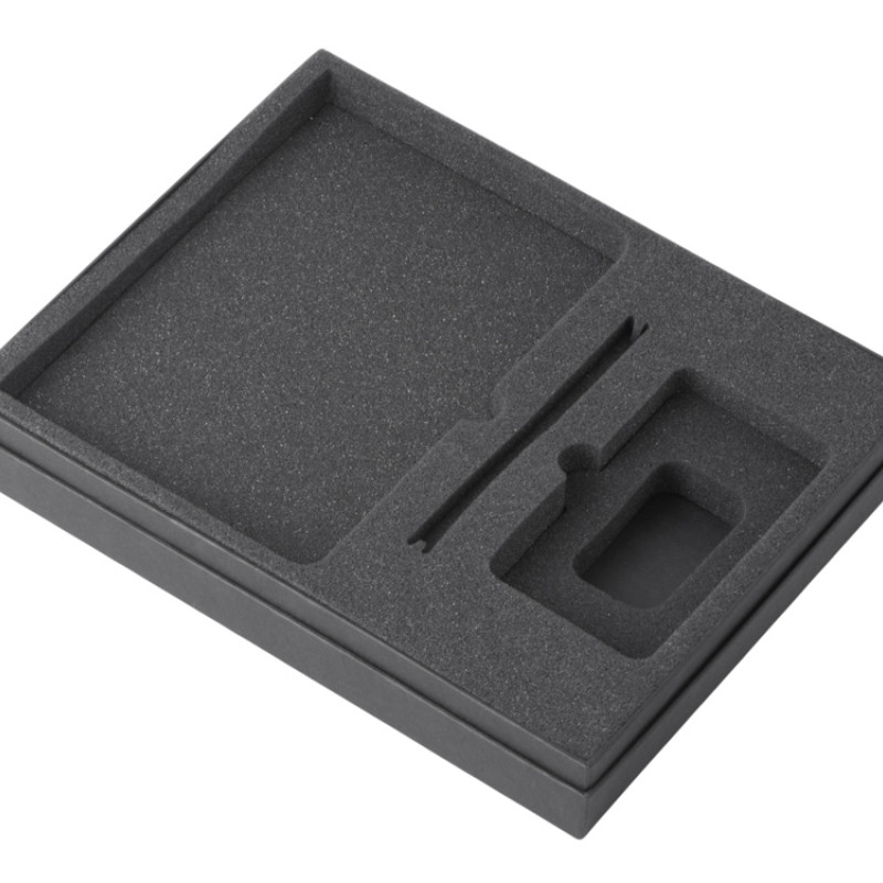 Подарочный набор c блокнотом С1, ручкой и повербанком 5000 mAh, фиолетовый