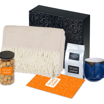 Подарочный набор «Re:y. Haven»  с пледом, кружкой и чаем