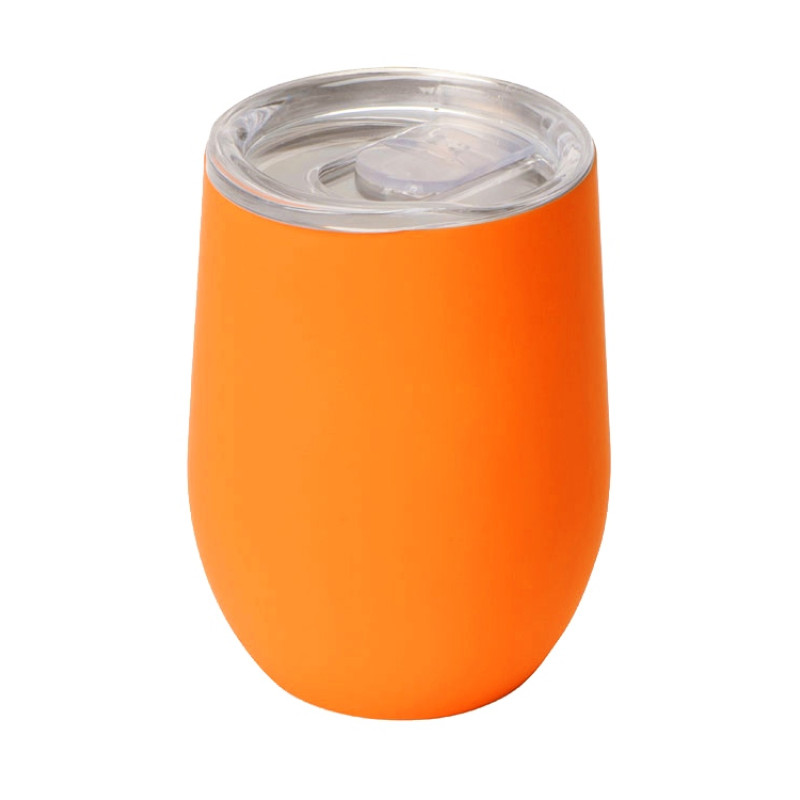 Подарочный набор c блокнотом C1, ручкой и термокружкой, оранжевый