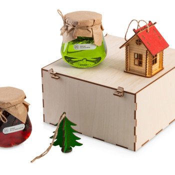 Подарочный набор «Decoration Deluxe» 2.0 с двумя видами варенья, натуральный