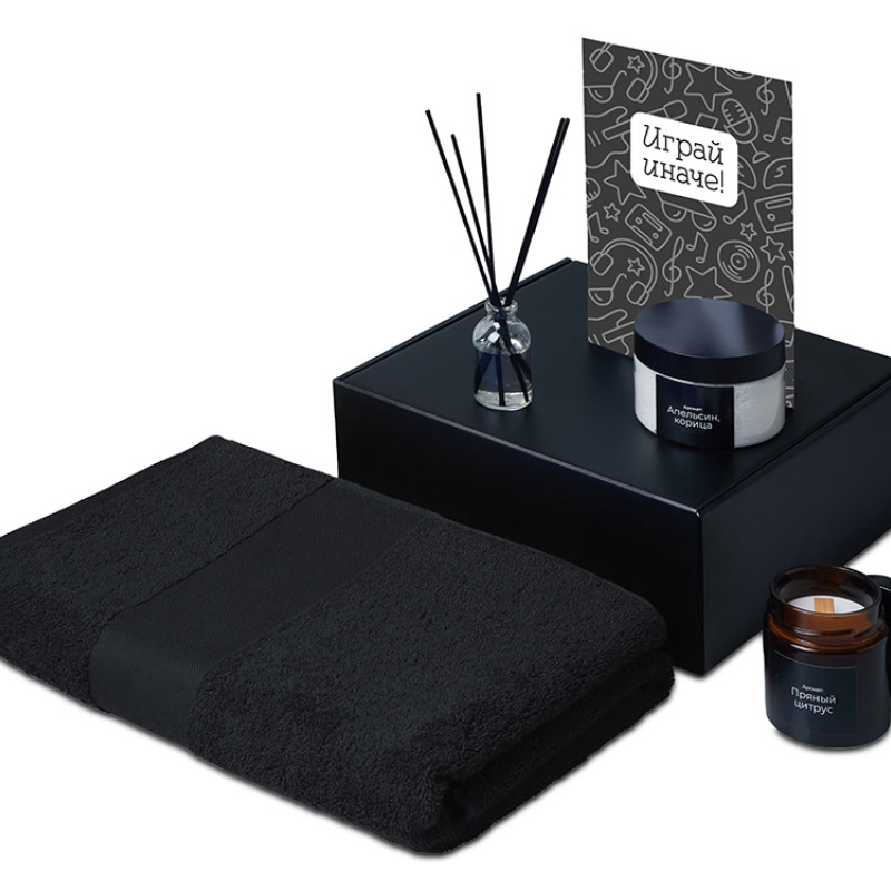 Подарочный набор «Re:y. Care» с полотенцем, солью для ванны и диффузором