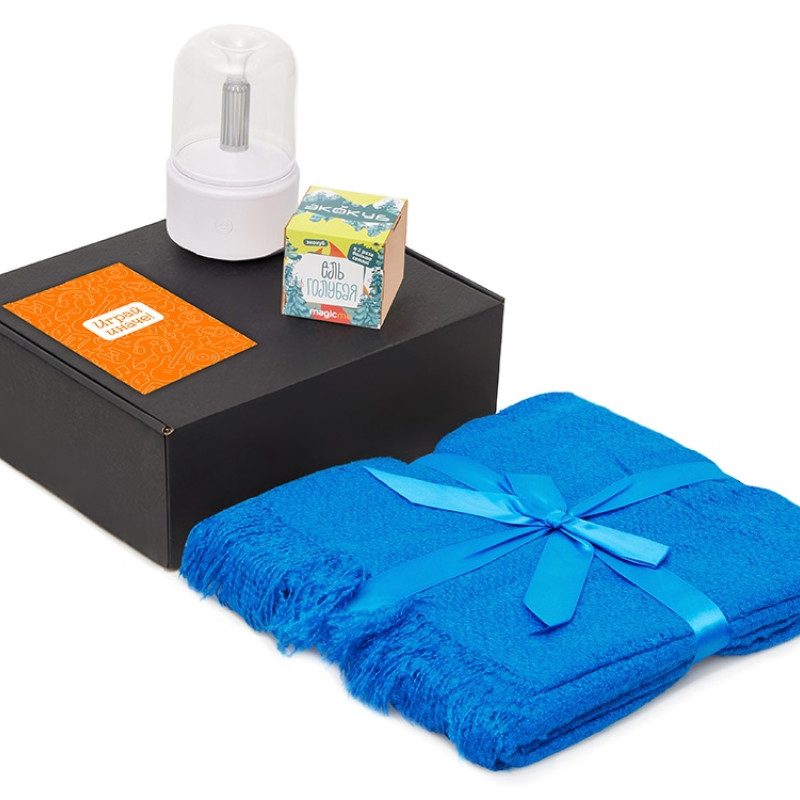 Подарочный набор «Re:y. Grow» с пледом, увлажнителем и набором для выращивания