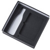 Подарочный набор с блокнотом С1, металлической ручкой и термобутылкой, черный