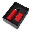 Подарочный набор с бутылкой для воды и повербанком С1, 5000 mAh, красный Подарочный набор с бутылкой для воды и повербанком С1, 5000 mAh, красный