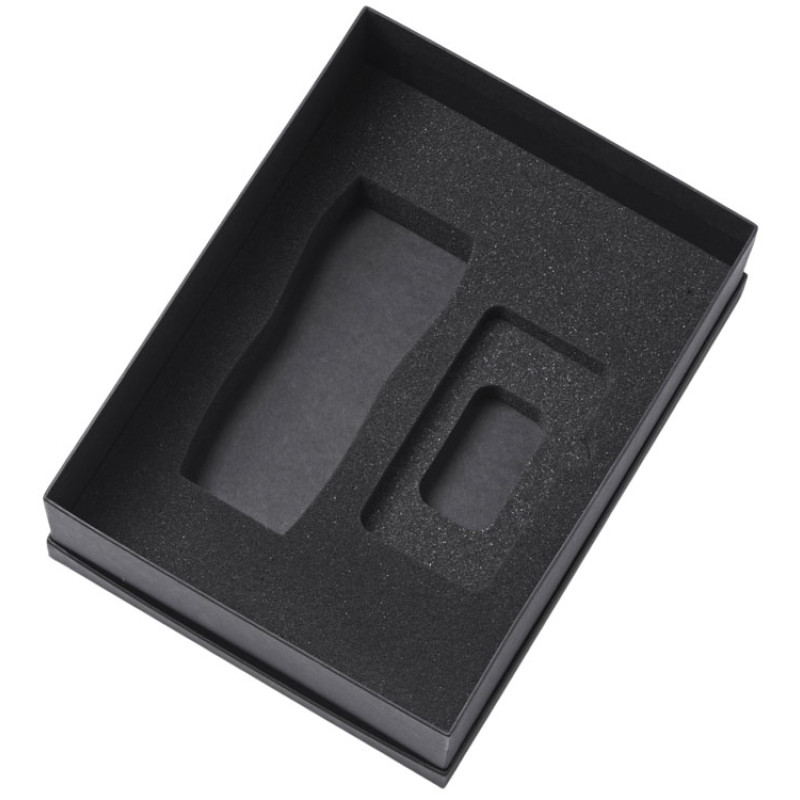 Подарочный набор c вакуумной термокружкой и повербанком С1, фиолетовый