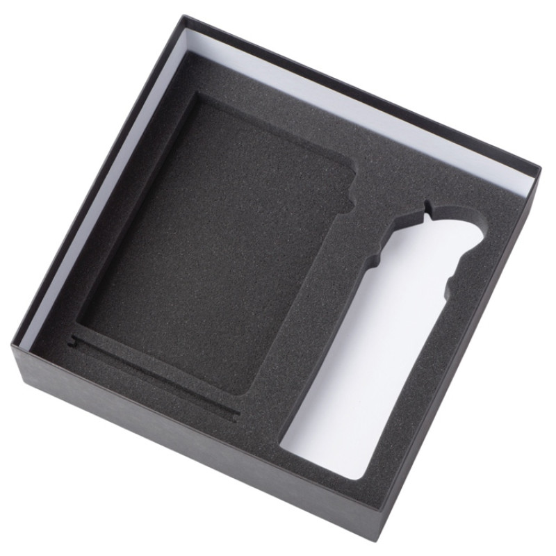 Подарочный набор c блокнотом C1, ручкой и бутылкой, оранжевый