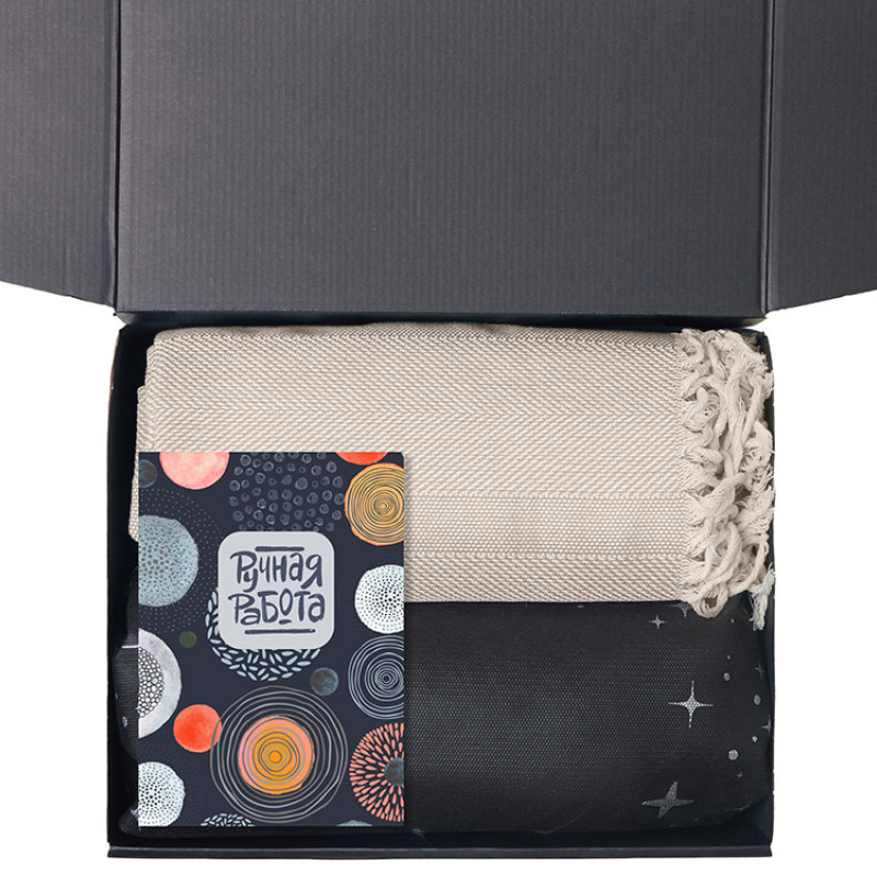 Подарочный набор «Re:y. Haven»  с пледом, кружкой и чаем