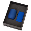 Подарочный набор с термокружкой и повербанком С2, 10000 mAh, синий