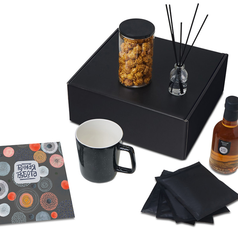 Подарочный набор «Re:y. Treat» с кружкой, сиропом и попкорном