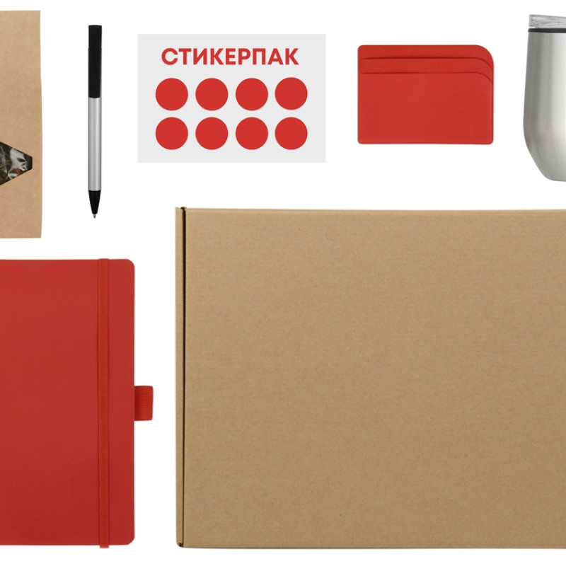 Welcome pack «Warm welcome», красный