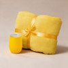 Подарочный набор «Dreamy hygge» 2.0 с пледом и термокружкой, желтый