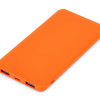 Подарочный набор c блокнотом С1, ручкой и повербанком 5000 mAh,  оранжевый