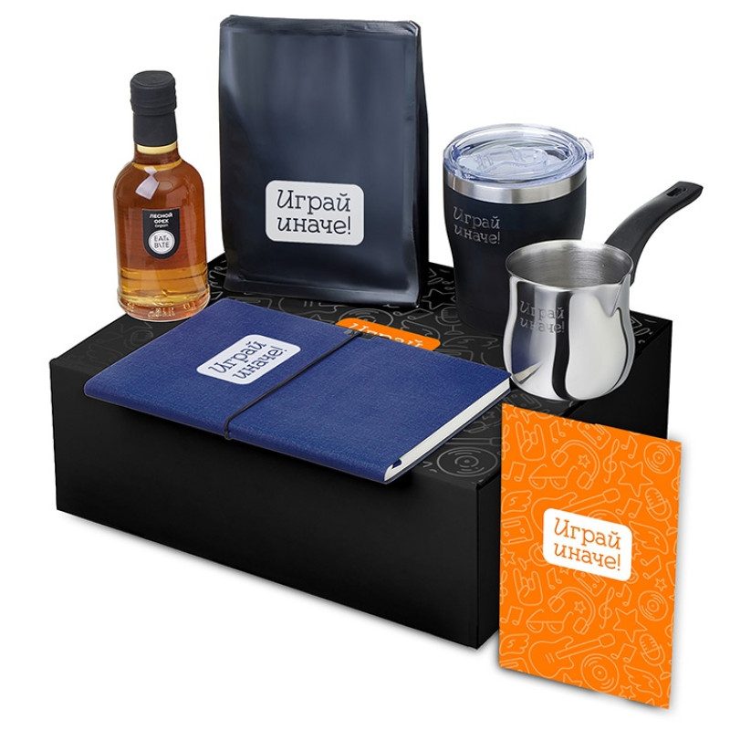 Подарочный набор «Re:y. Routine» с туркой, термокружкой и кофе