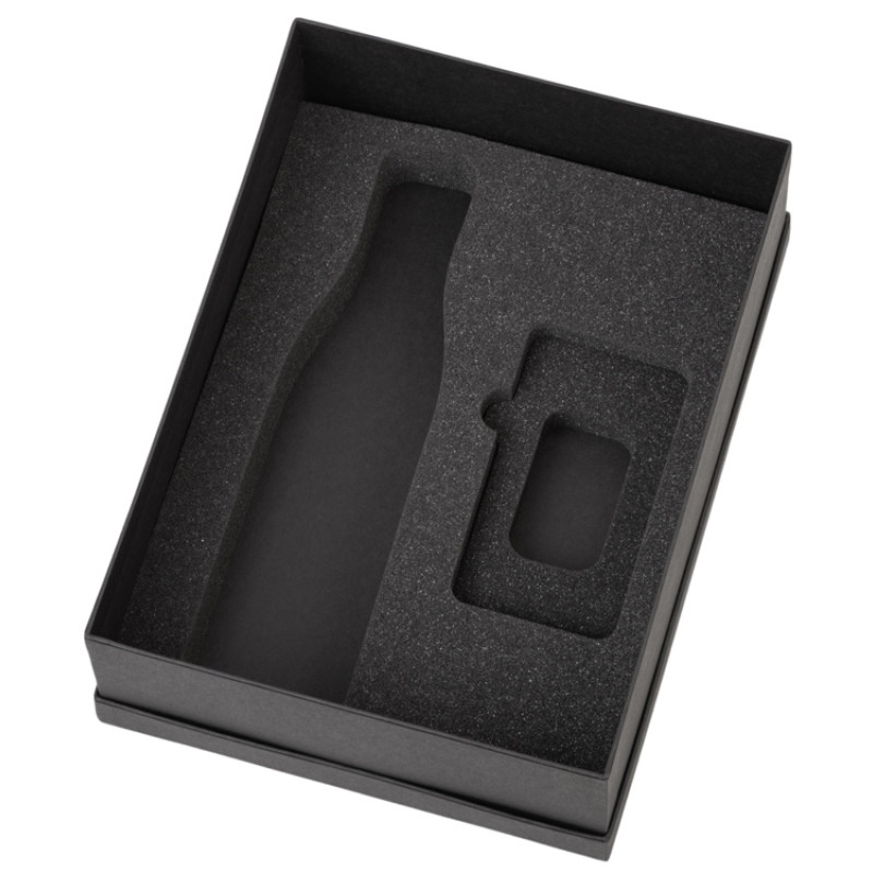 Подарочный набор с термобутылкой и повербанком С1, 5000 mAh, зеленое яблоко