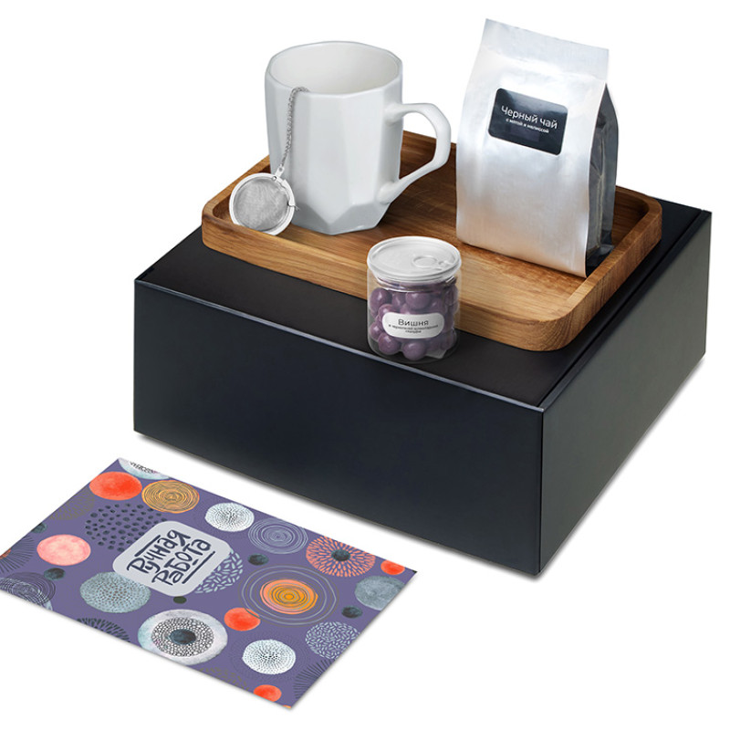 Подарочный набор «Re:y. Hearth»  с кружкой, подносом и чаем