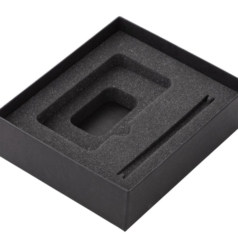 Подарочный набор c пластиковой ручкой, повербанком С1, 5000 mAh, фиолетовый