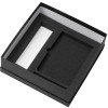 Подарочный набор с блокнотом С3, металлической ручкой и термосом, черный