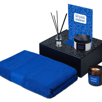 Подарочный набор «Re:y. Care» с полотенцем, солью для ванны и диффузором