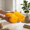 Подарочный набор «Dreamy hygge» 2.0 с пледом и термокружкой, желтый