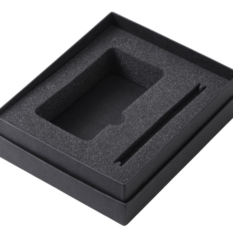 Подарочный набор c ручкой и повербанком 5000 mAh, серый