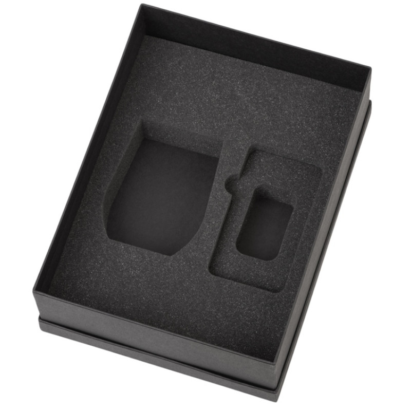 Подарочный набор с термокружкой и повербанком С2, 10000 mAh, черный