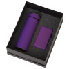 Подарочный набор с термосом и повербанком С1, фиолетовый