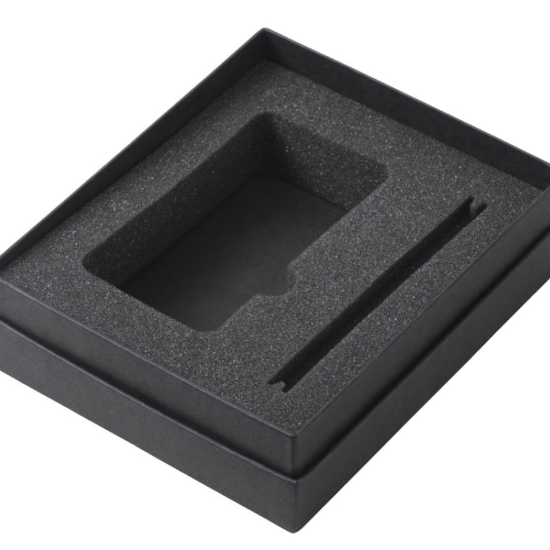 Подарочный набор c ручкой и повербанком 10000 mAh, серый