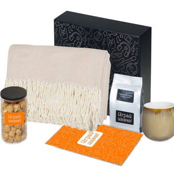 Подарочный набор «Re:y. Haven»  с пледом, кружкой и чаем