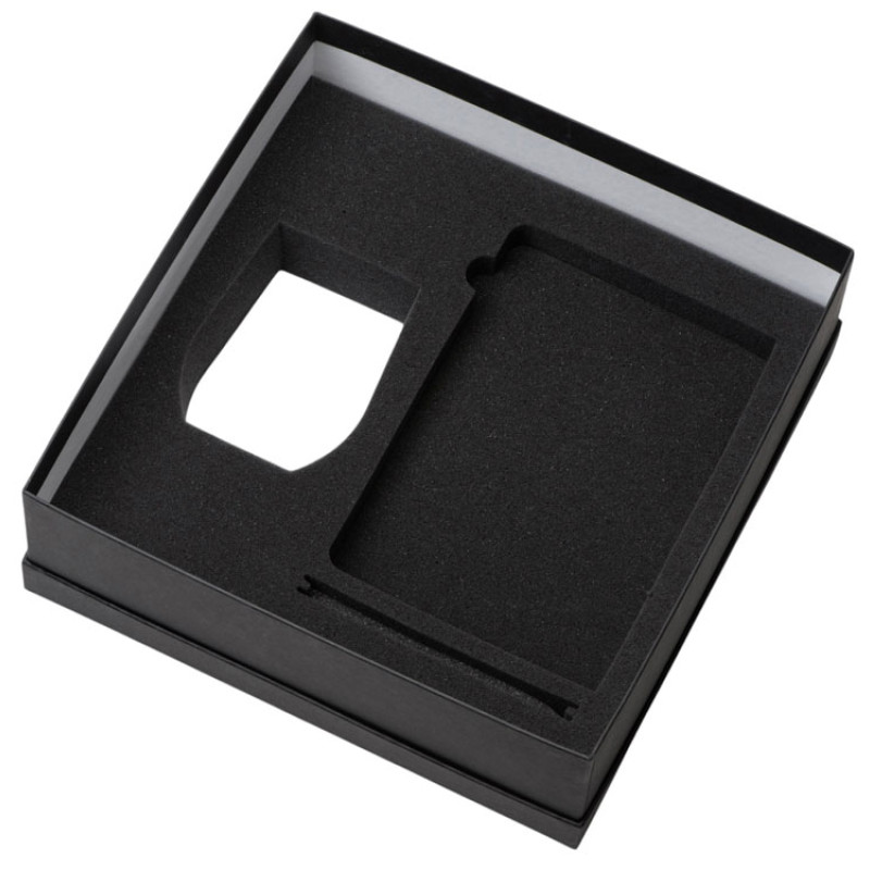 Подарочный набор c блокнотом C2, ручкой и термокружкой, фиолетовый