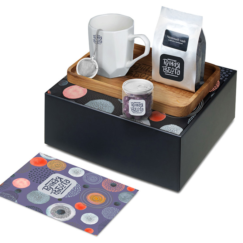 Подарочный набор «Re:y. Hearth»  с кружкой, подносом и чаем