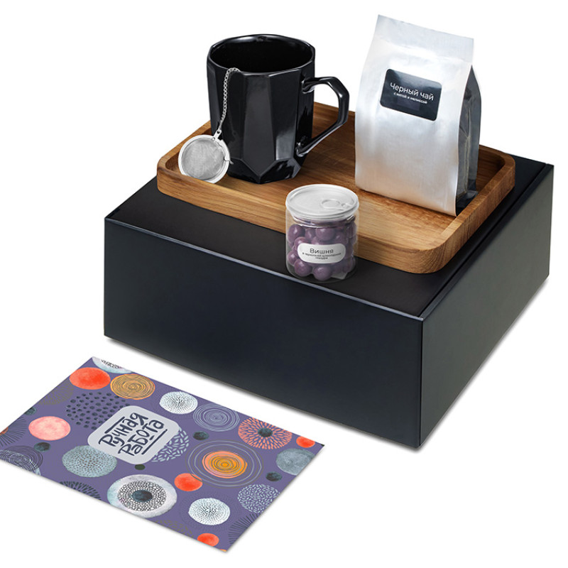 Подарочный набор «Re:y. Hearth»  с кружкой, подносом и чаем