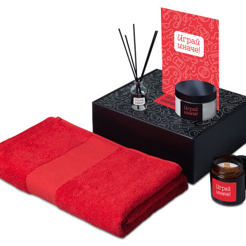 Подарочный набор «Re:y. Care» с полотенцем, солью для ванны и диффузором