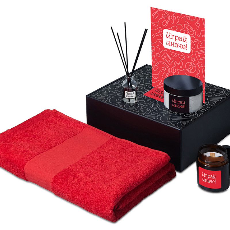 Подарочный набор «Re:y. Care» с полотенцем, солью для ванны и диффузором