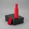 Подарочный набор с термобутылкой и повербанком С1, 5000 mAh, красный Подарочный набор с термобутылкой и повербанком С1, 5000 mAh, красный